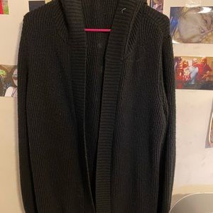 Hooded cardigan